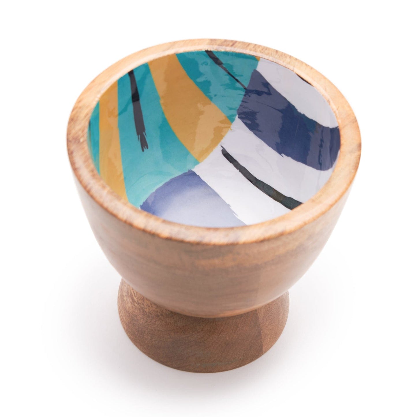 Indra Calandra Pedestal Platter 6.5X5.5 Inches