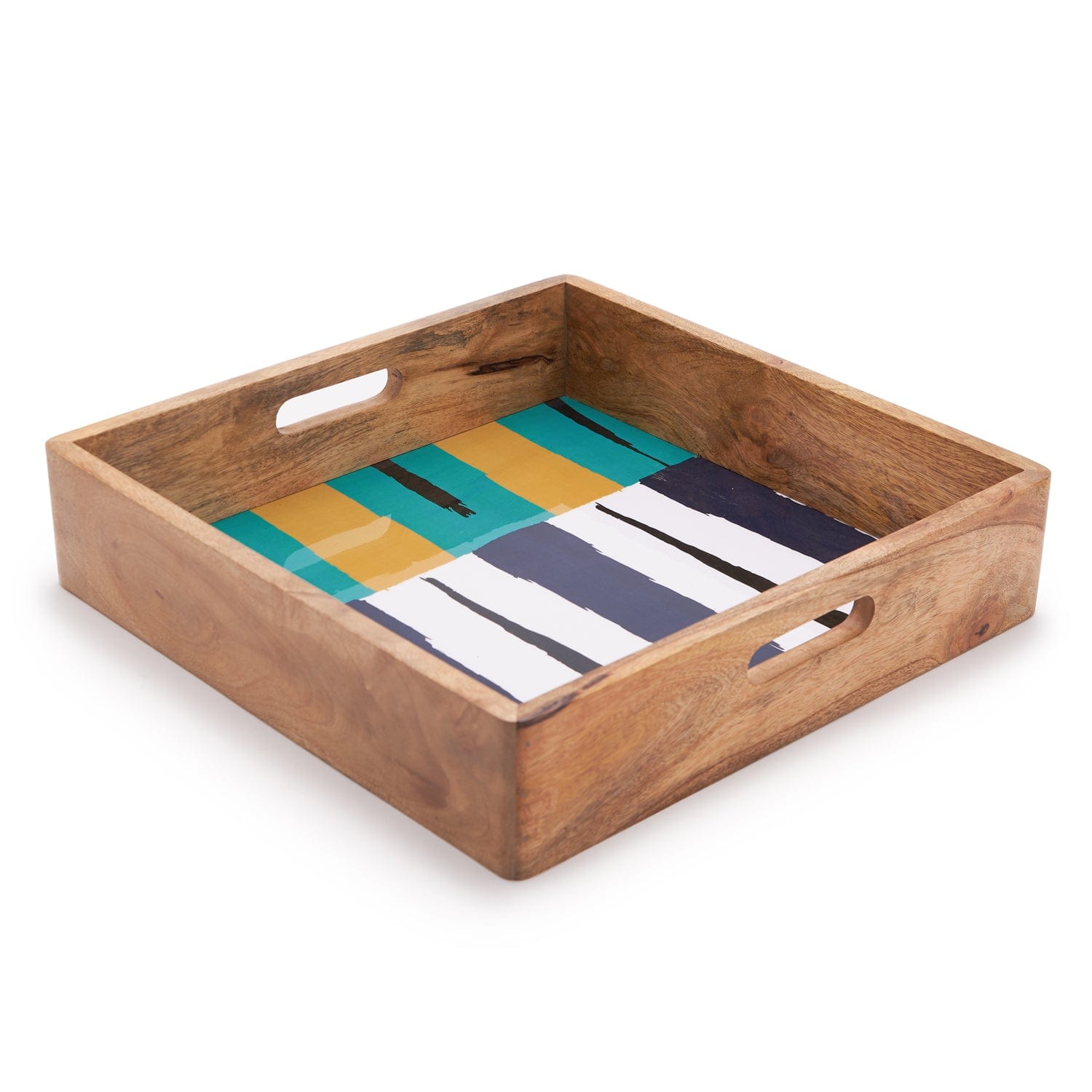 INDRA CALANDRA SQUARE TRAY 14X14 INCHES