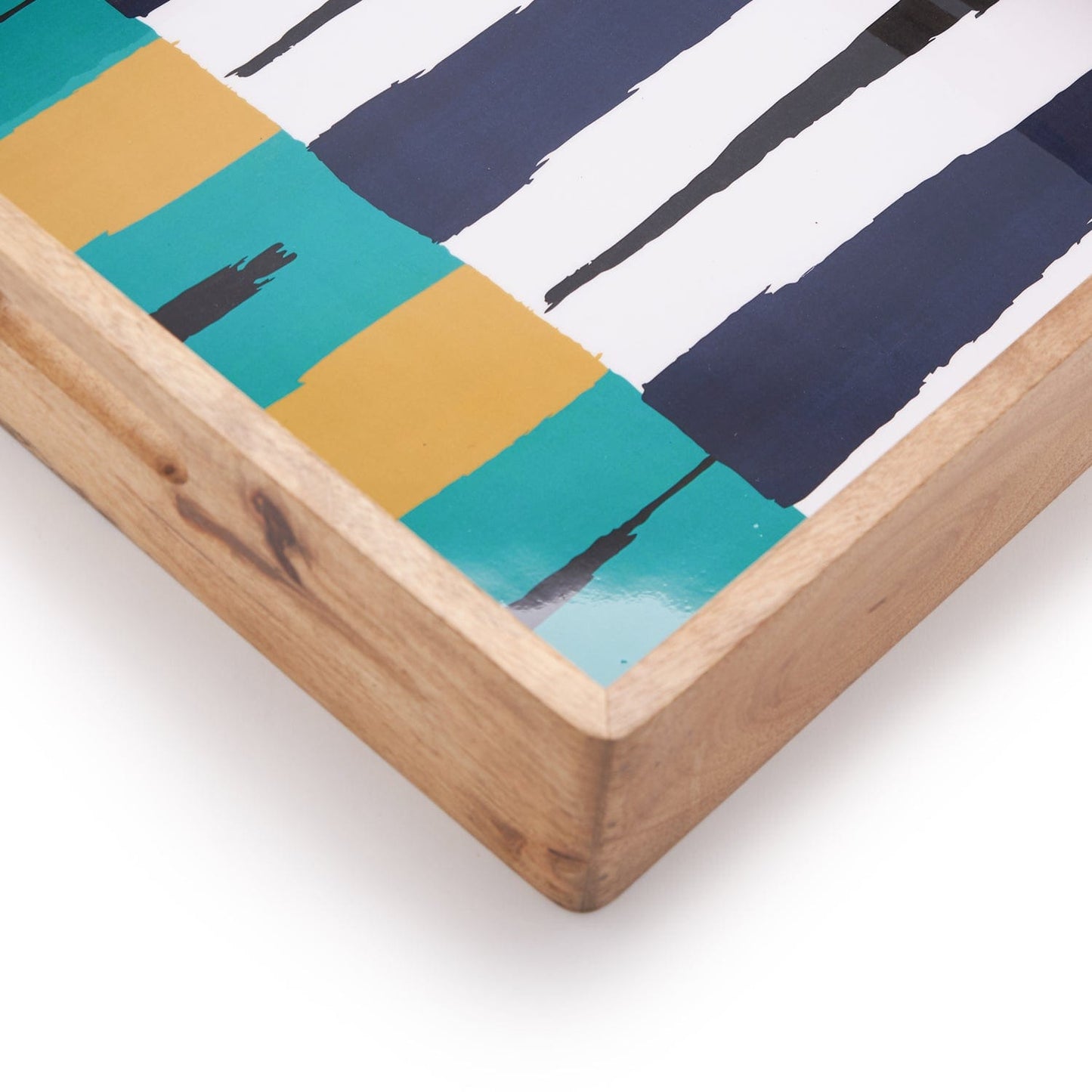 Indra Calandra Square Tray 14X14 Inches