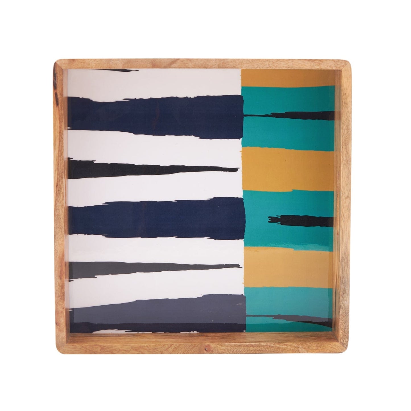 Indra Calandra Square Tray 14X14 Inches