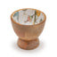 Indra Lemon Pedestal Platter 6.5X5.5 Inches