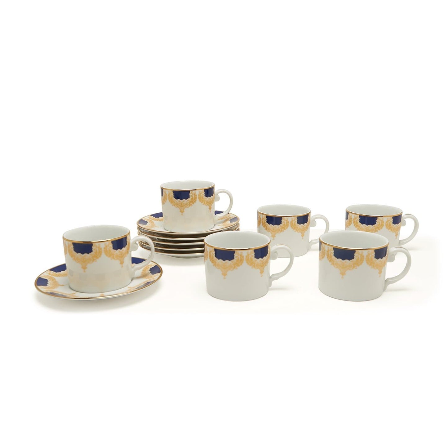 Allegra 12Pc Tea Cup & Saucer - Aleg-1789/687