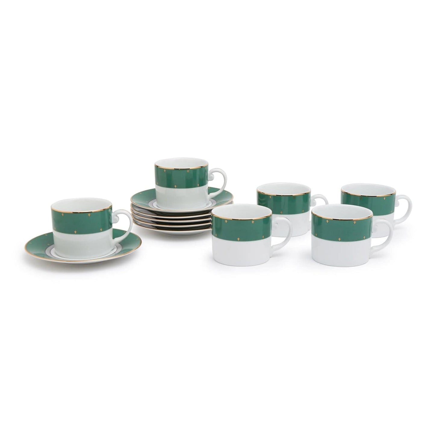 Dankotuwa Gemma 6+6 Tea Cup And Saucer