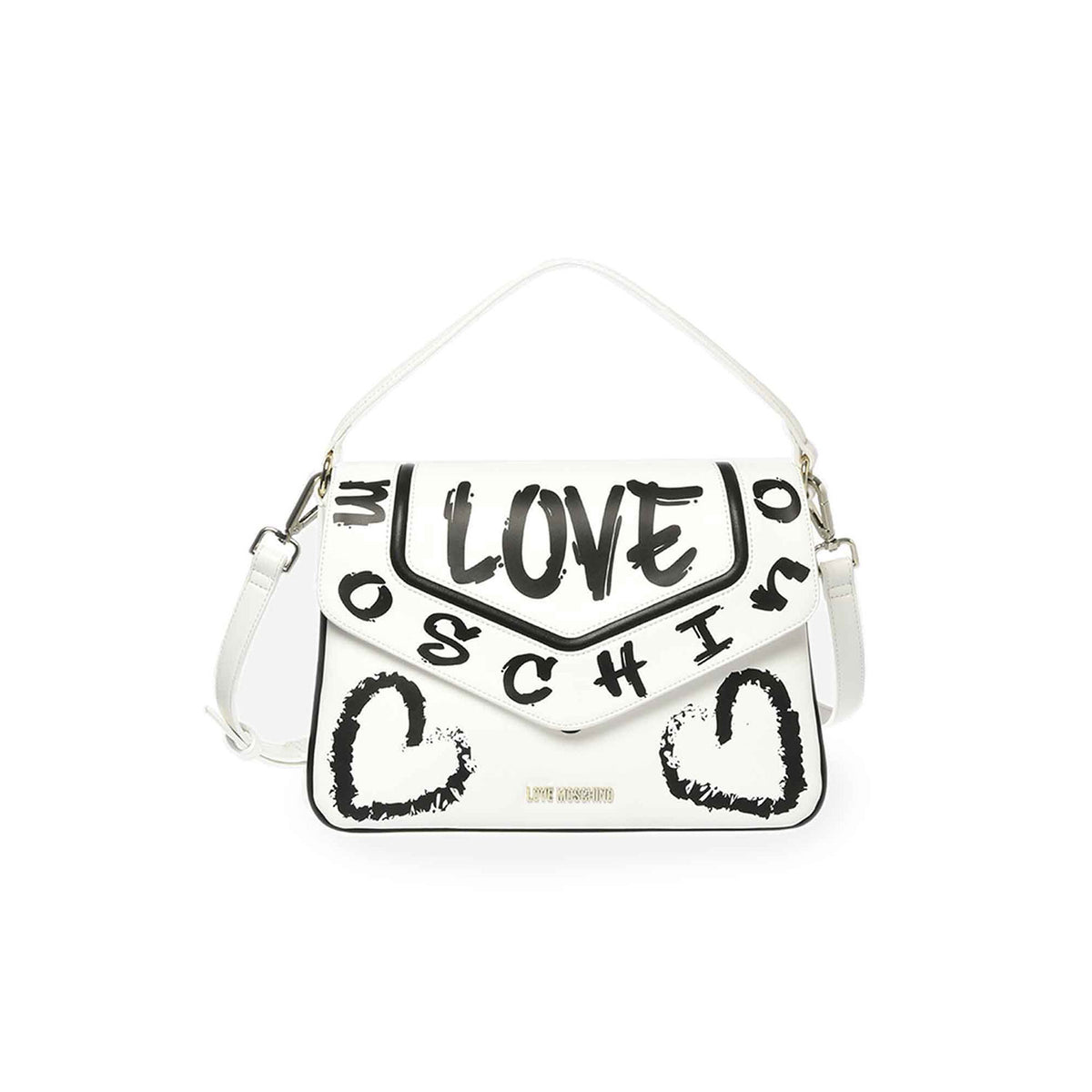 LOVE MOSCHINO CROSSBODY BAG WHITE
