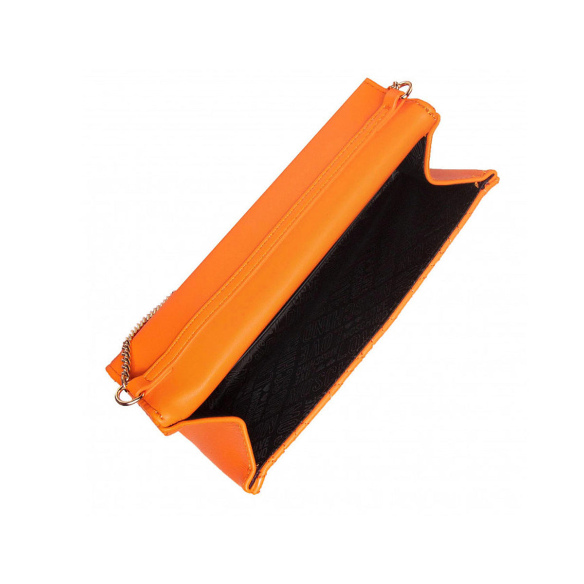 Love Moschino Quilted Clutch Bag Orange