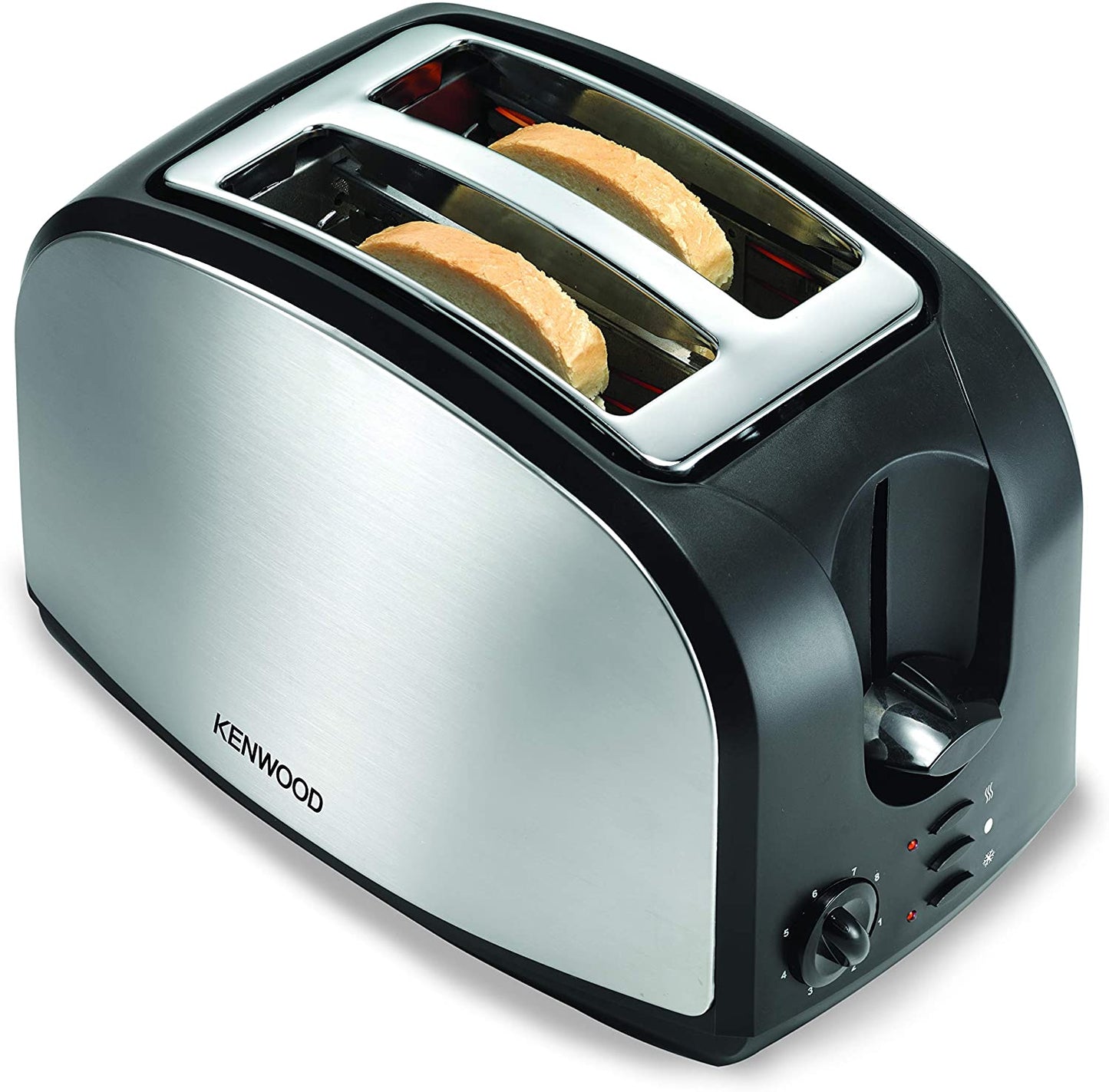 Kenwood 2 Slice Toaster, Black/Metal - Tcm01.A0Bk