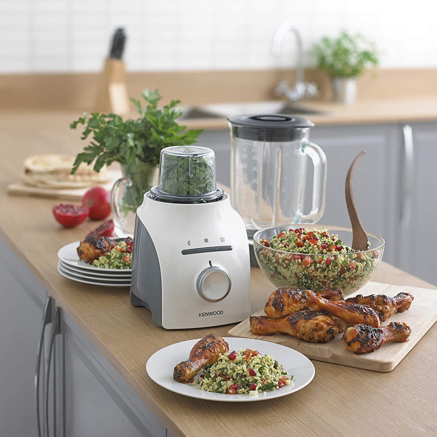 Kenwood Blender With Mill Blp605Wh
