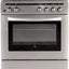 Hoover 60X60 Full Gas Cooker (3+1 Rapid Gas Burners), Steel - Fgc66.02S (Made In Turkey)