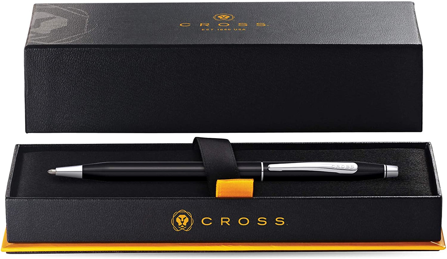 Cross Classic Century Black Lacquer Ballpoint Pen - At0082-77