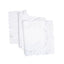 Paramount Brenna White Satin Floral Cutwork Table Runner