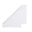 Paramount Poly Faux White Linen With Embroidery Hemstitch Placemat 4Pcs Set