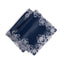 Paramount Midnight Blue Satin With White Embroidery Table Runner