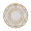 Glass Charger Plate Clear With Gold Burshing - 1Q1935-832