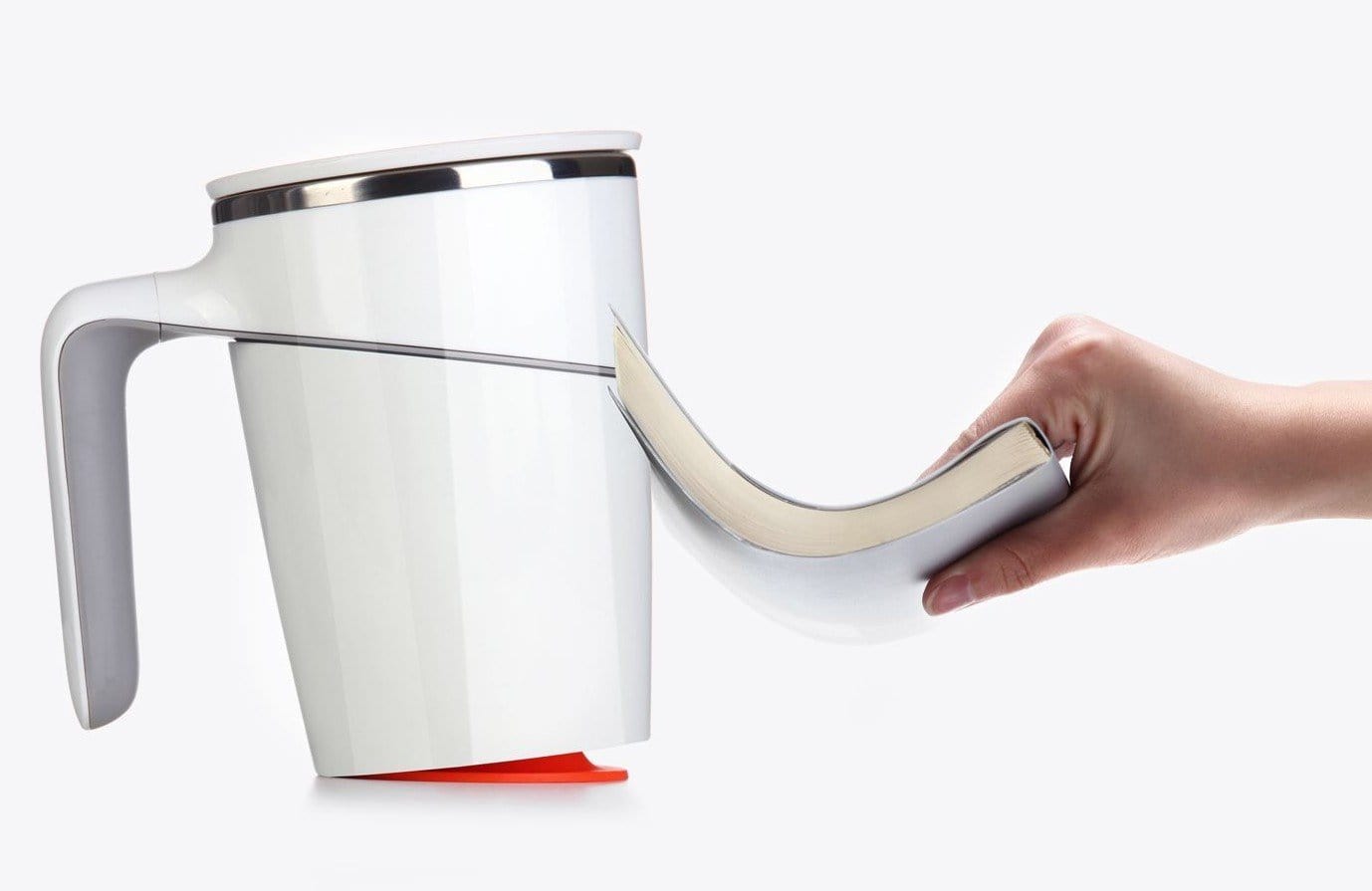 Artiart Suction Mug Grace-White