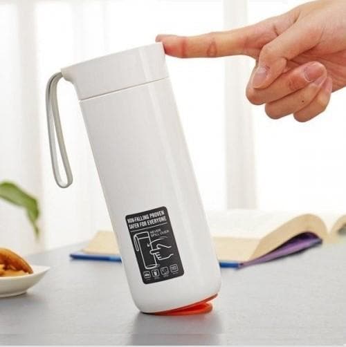 Artiart Vacuum Suction Bottle Butterfly - White