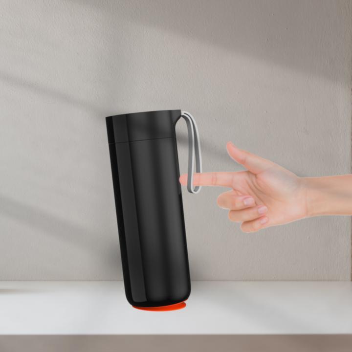 Artiart Vacuum Suction Bottle Butterfly - Black