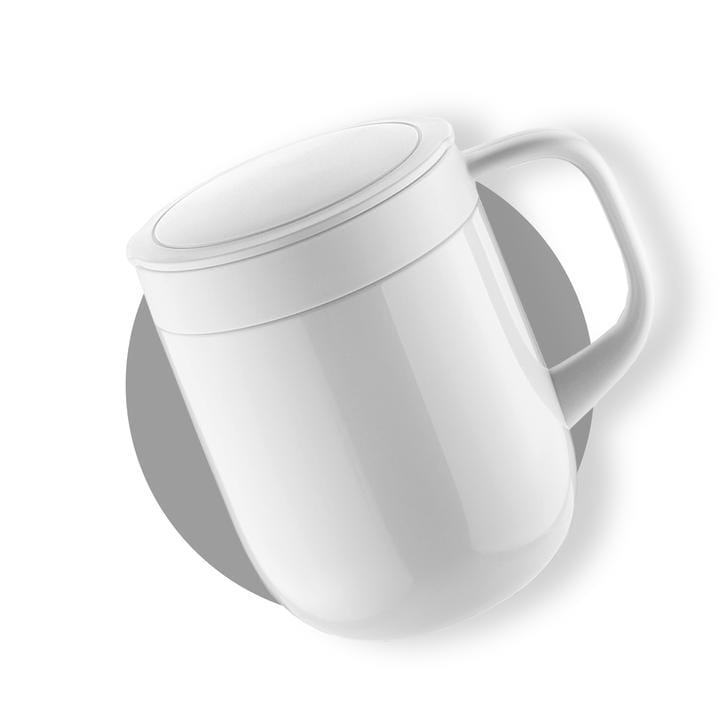 ARTIART SUCTION MUG WHALE - WHITE