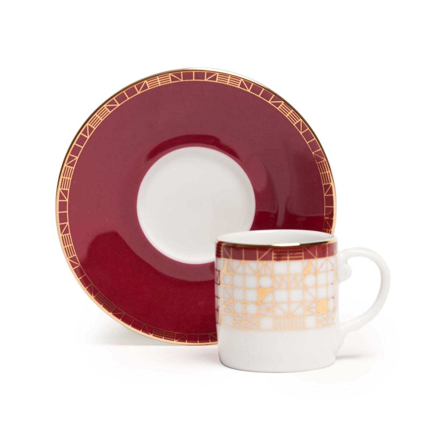 Dankotuwa Dene 6+6 Espresso Cups & Saucers
