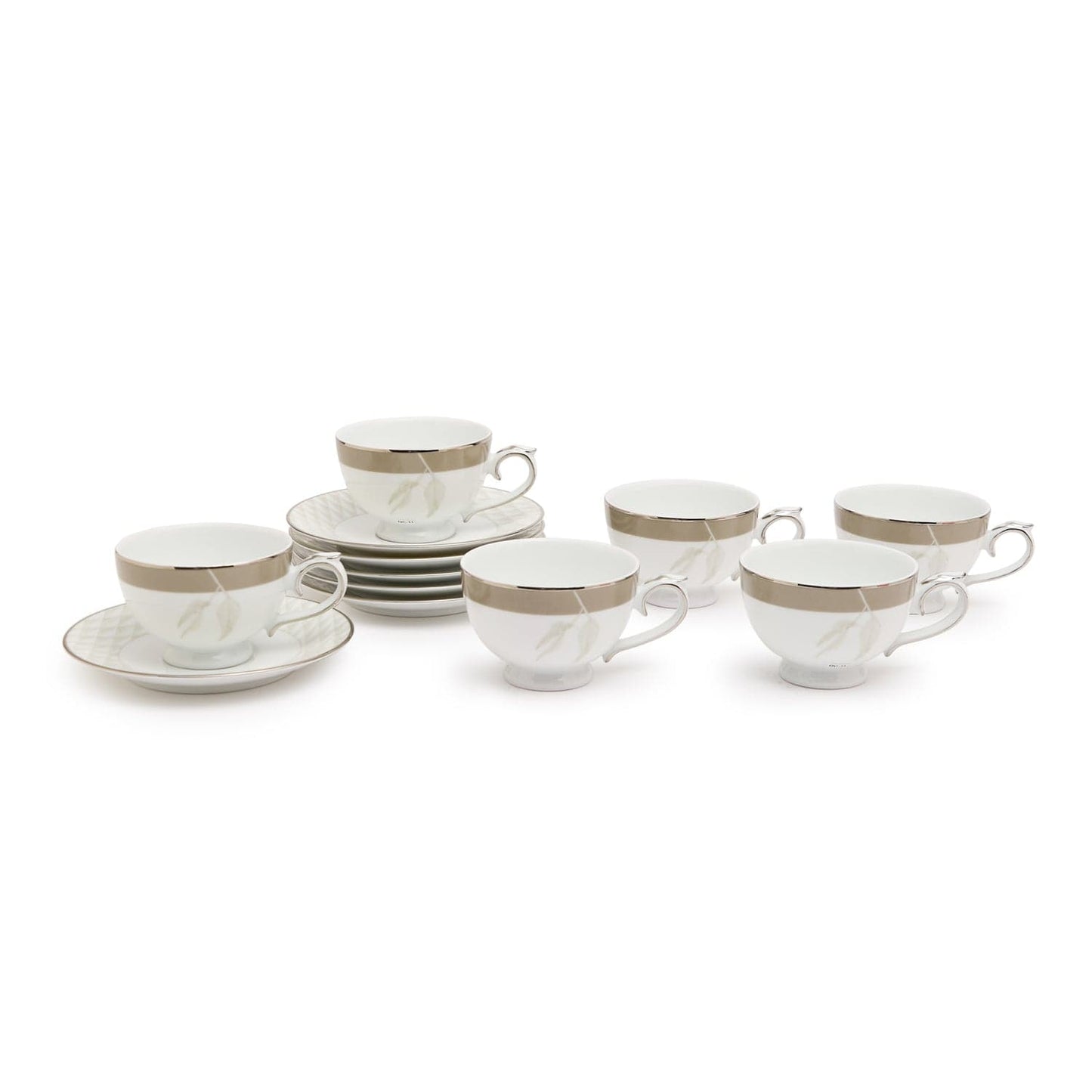 Dankotuwa Asuka 6 +6 Tea Cup And Saucers