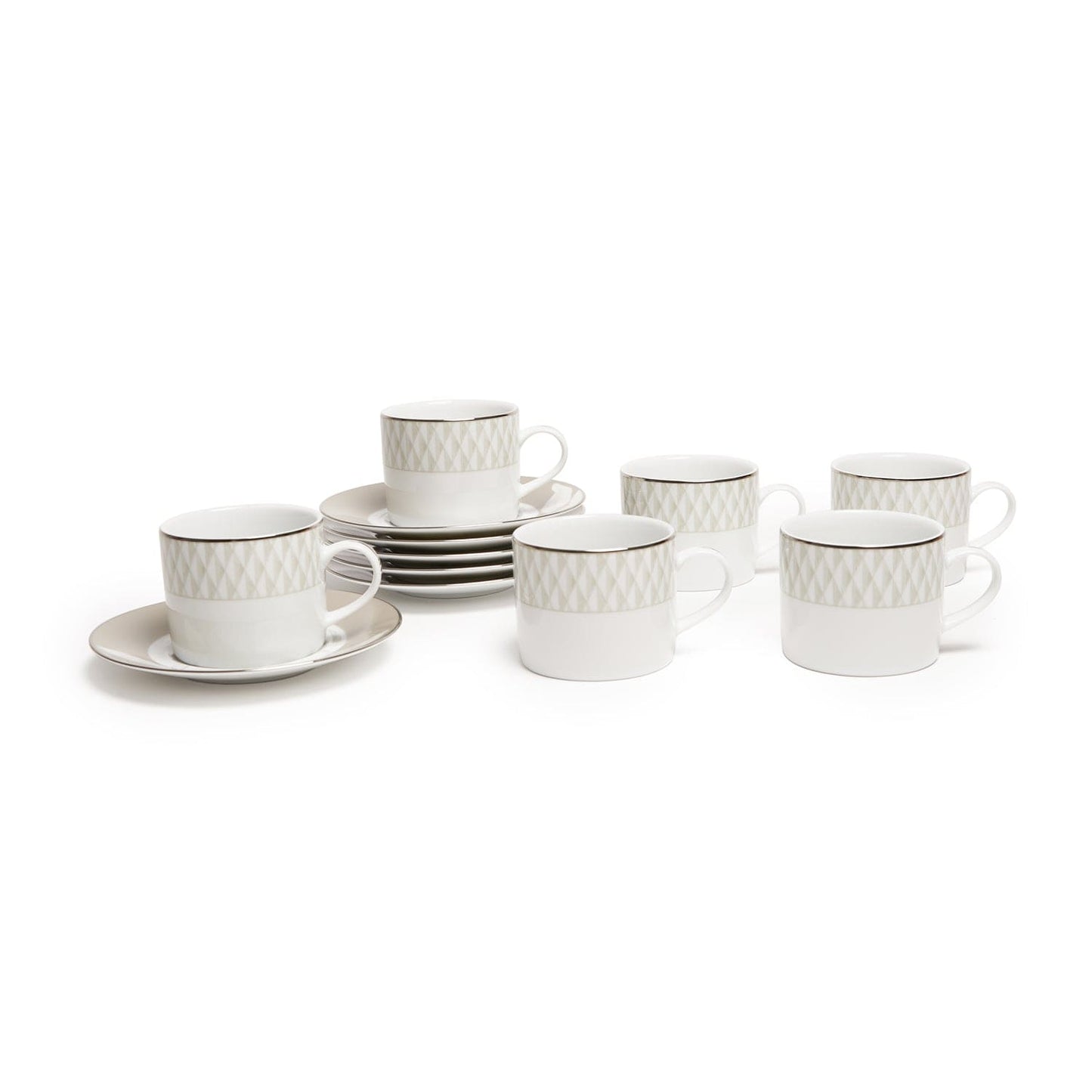 Dankotuwa Asuka 6 +6 Coffee Cup + Saucers