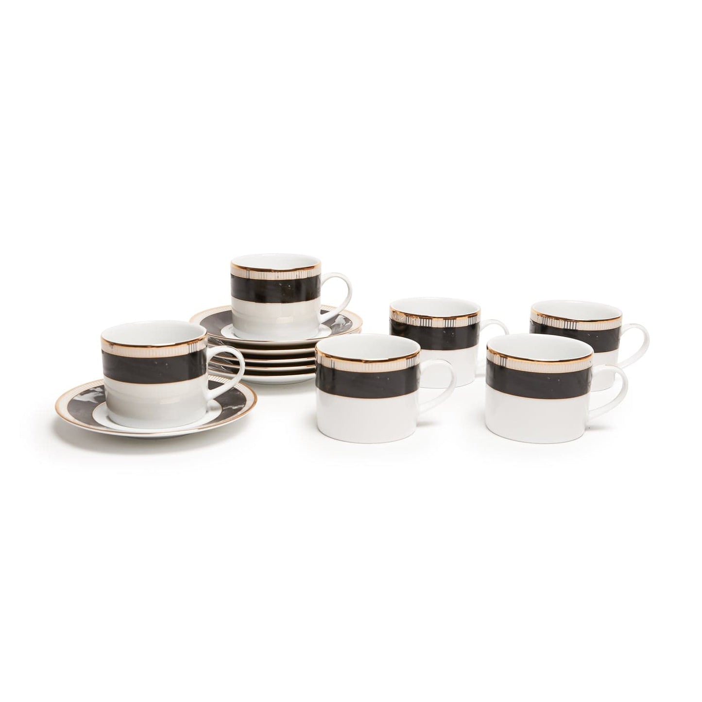 Dankotuwa Tama 6+6 Coffee Cup + Saucers