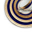 Dankotuwa Victorian Gold Cobalt 59Pc Dinner Set