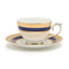 Dankotuwa Victorian Gold Cobalt 6Pc Tea Cup And Saucer