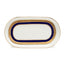 Dankotuwa Victorian Gold Cobalt 14In Oval Platter - Medium