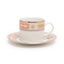 Dankotuwa New Rosemery Peach 6Pc Tea Cup And Saucer