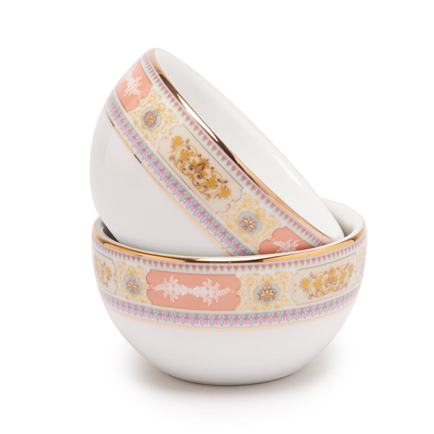 Dankotuwa New Rosemery Peach 2Pc Nut Bowl