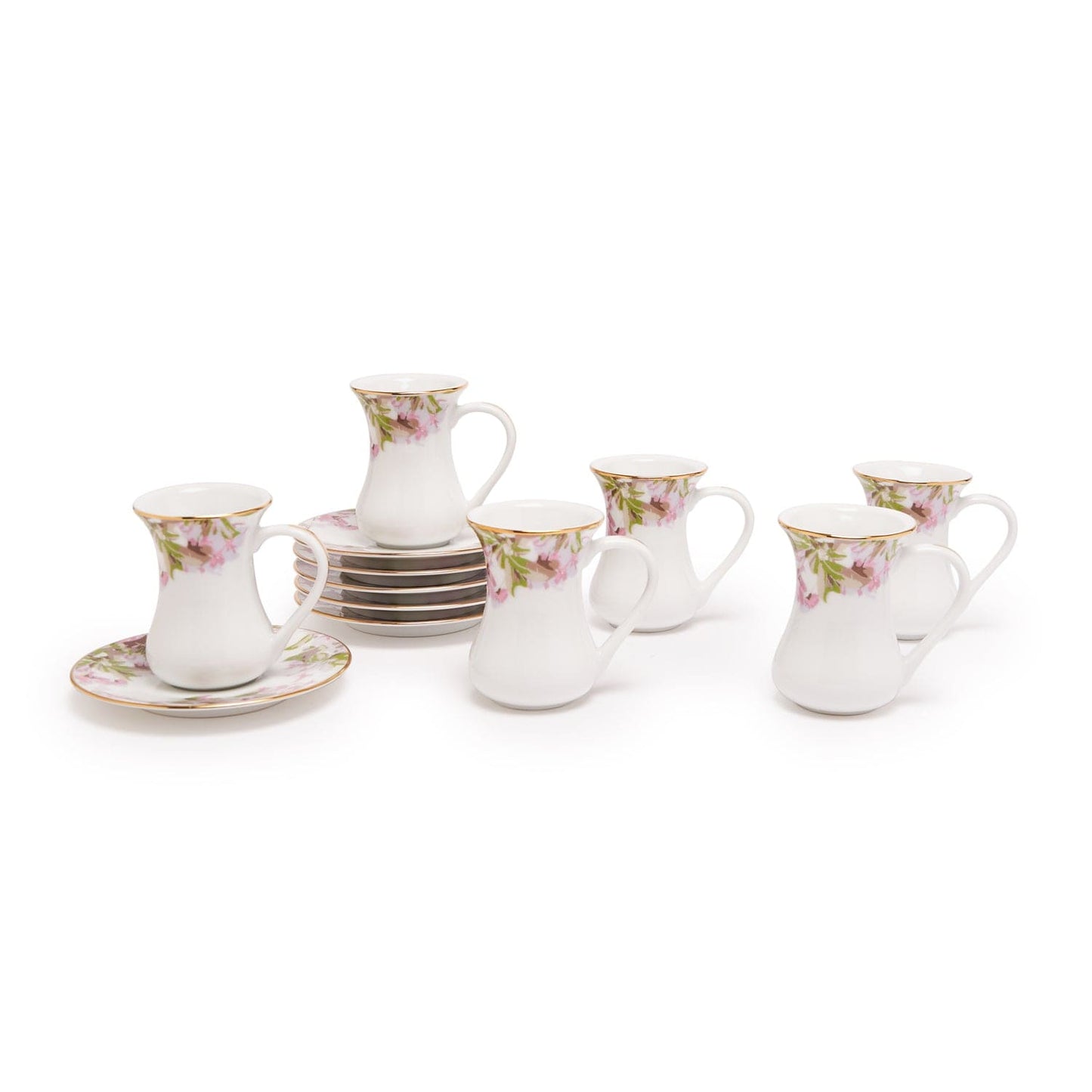 Dankotuwa Magnolia 6Pc Istikan Cup And Saucer