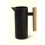 Hastings Mysa Thermal Carafe Double Wall Stainless Steel 1.2L Black With German Beechwood Handle - Hcmysablk