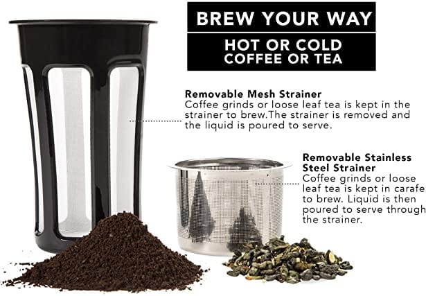 Hastings Mysa Thermal Carafe Double Wall Stainless Steel 1.2L Black With German Beechwood Handle - Hcmysablk