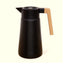 Hastings Venera Thermal Carafe Double Wall Stainless Steel 2L Black With German Beechwood Handle - Hcvenblk