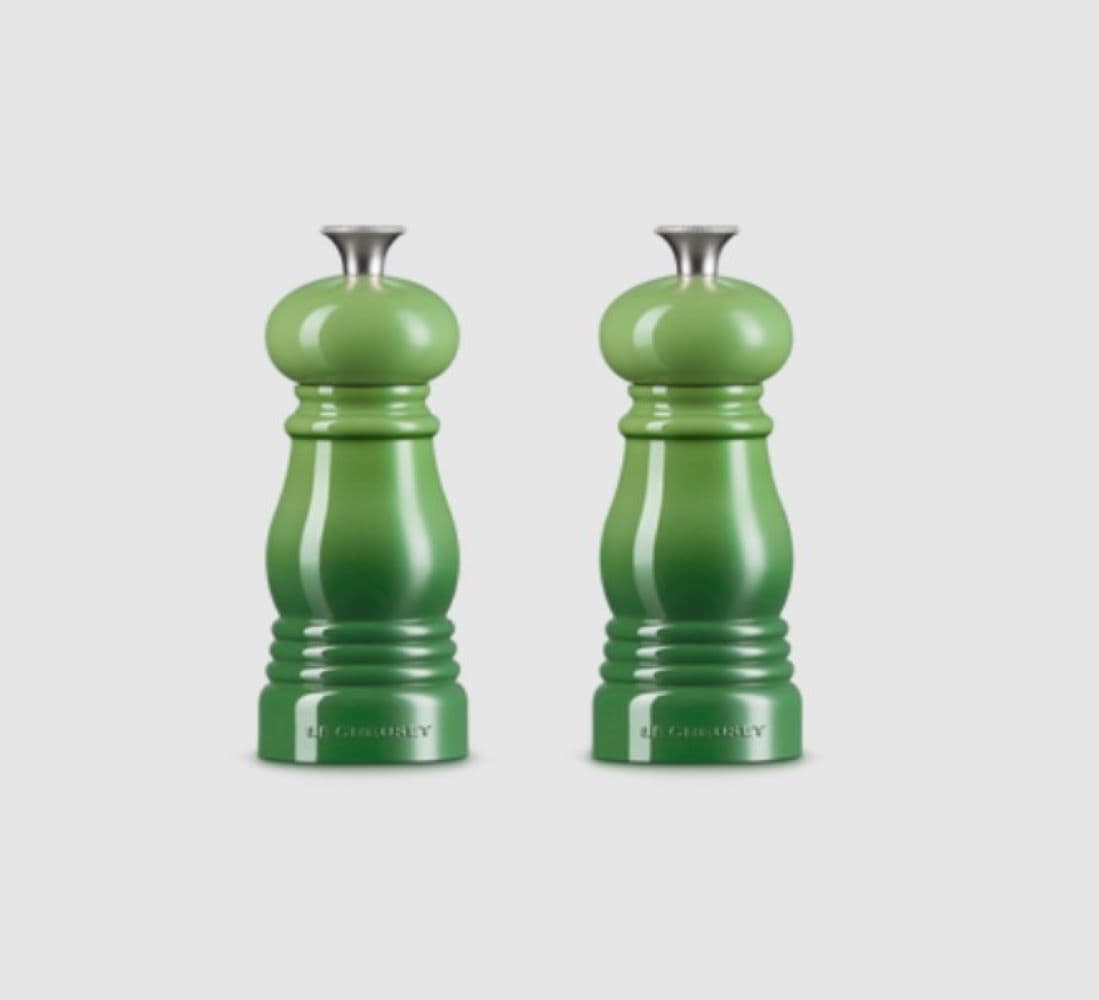 Le Creuset Set Of Pepper And Salt Mill 11Cm Bamboo Green