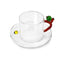 Ichendorf Milano Fruit And Flowers Tea Cup And Saucer With Apple