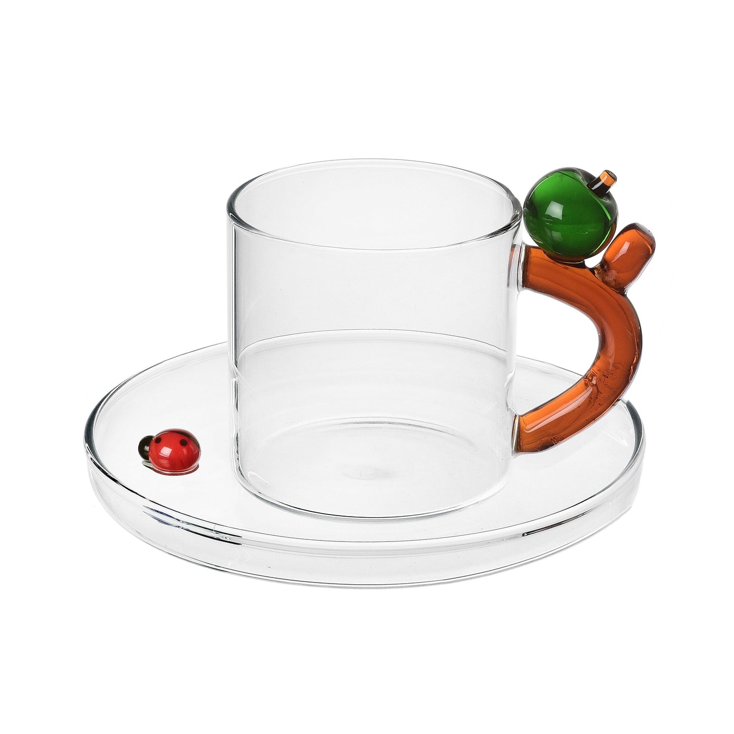 ICHENDORF MILANO COFFEE CUP & SAUCER WITH APPLE