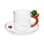 Ichendorf Milano Fruit And Flowers Coffee Cup And Saucer With Apple