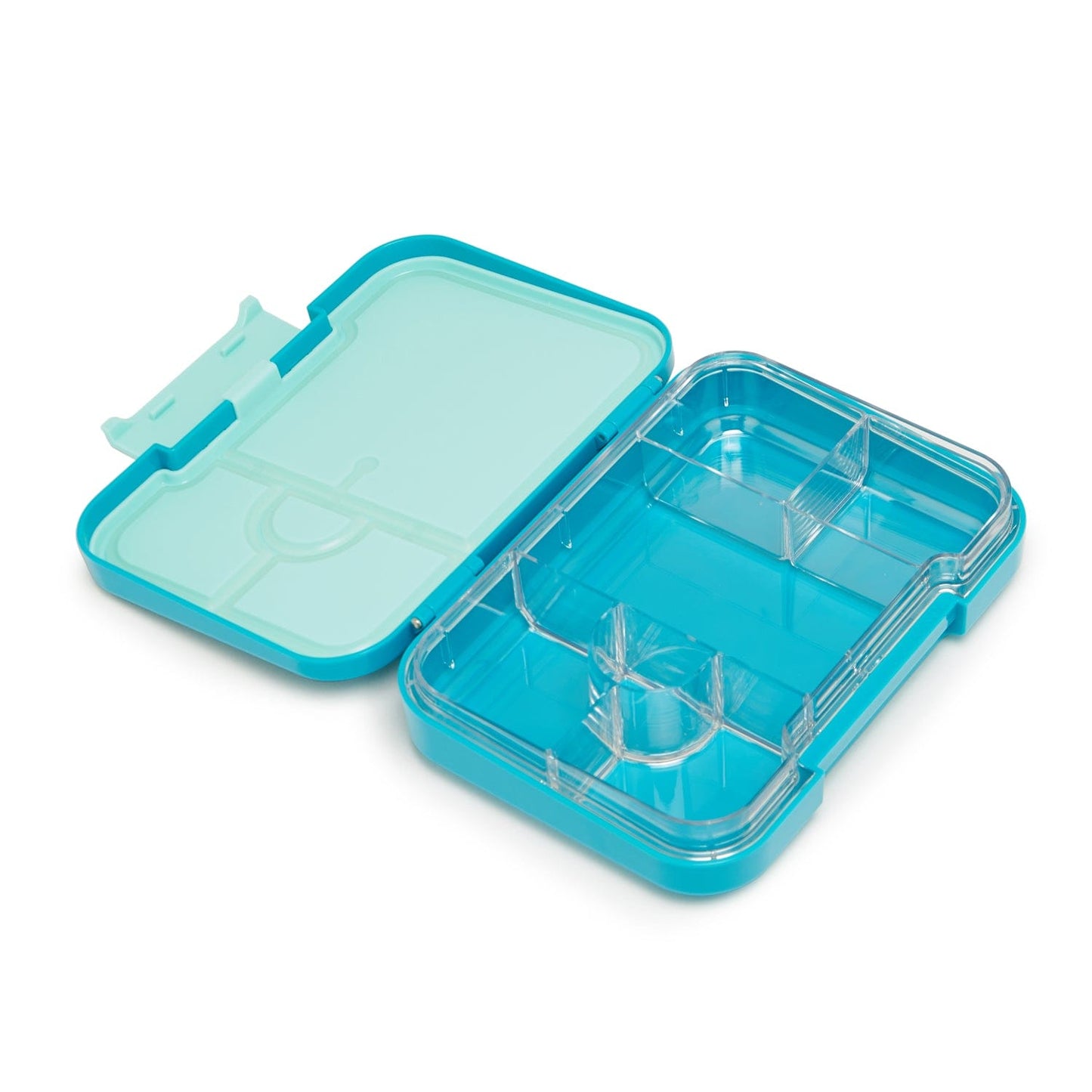 Bonjour Rectangular Mini Lunch Box 6/4 Compartment Green Dinosaur