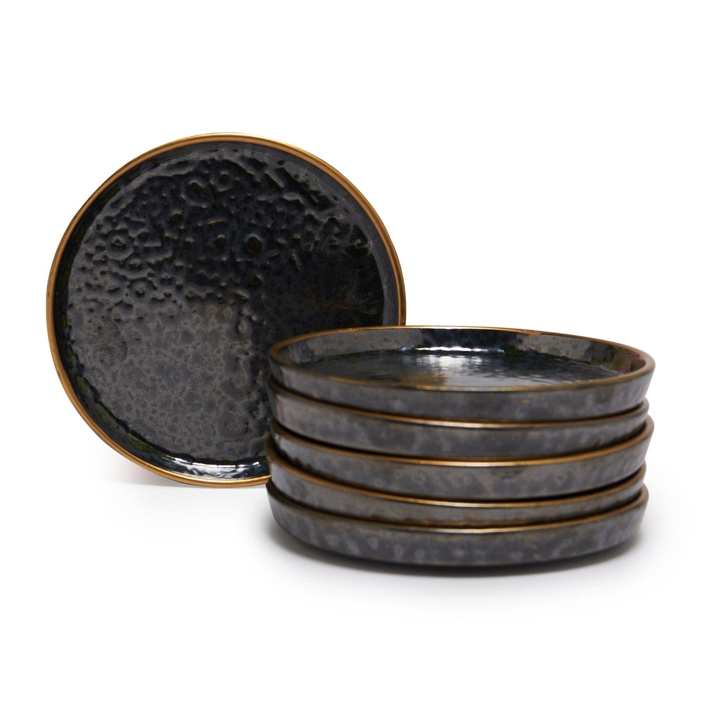 Black Pearl 13 Cm Bread Plate Set Of 6 Pcs