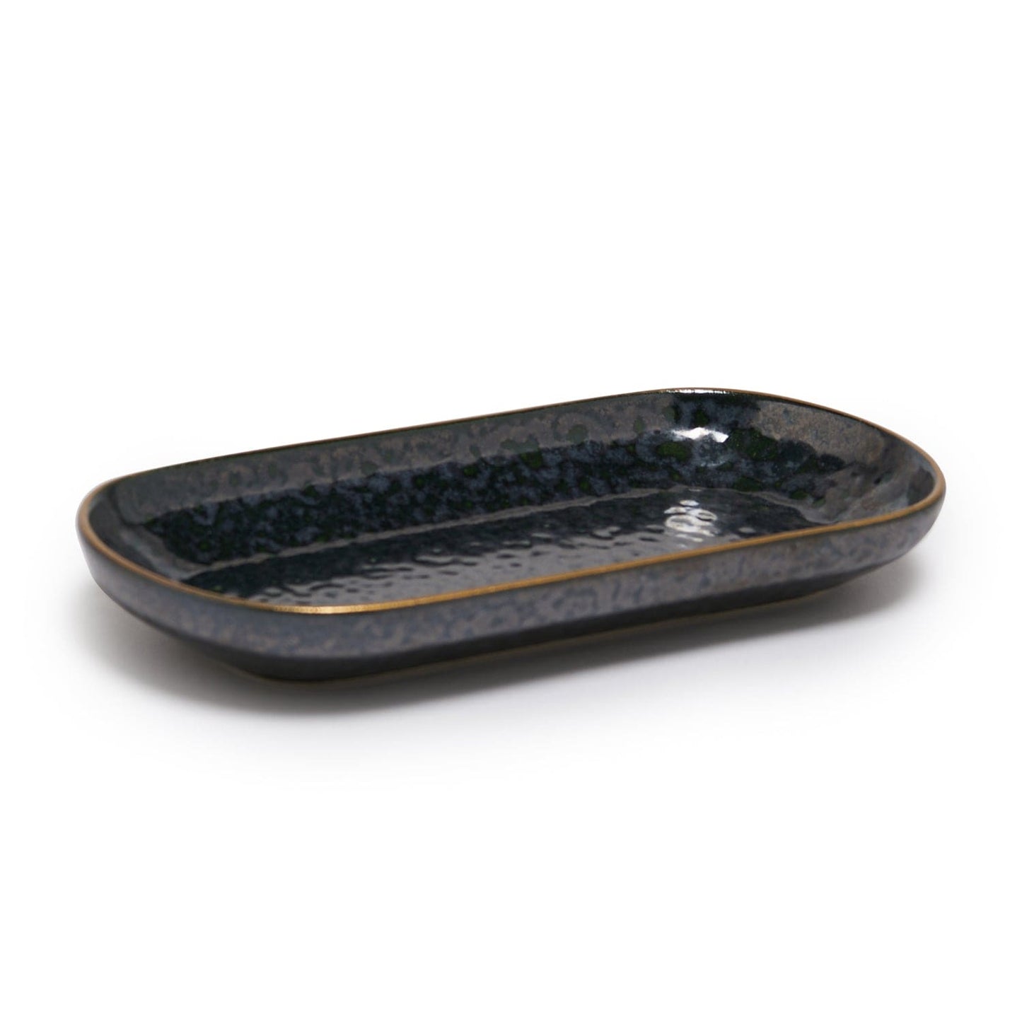 Black Pearl Small Boat Plate Set Of 2 Pcs