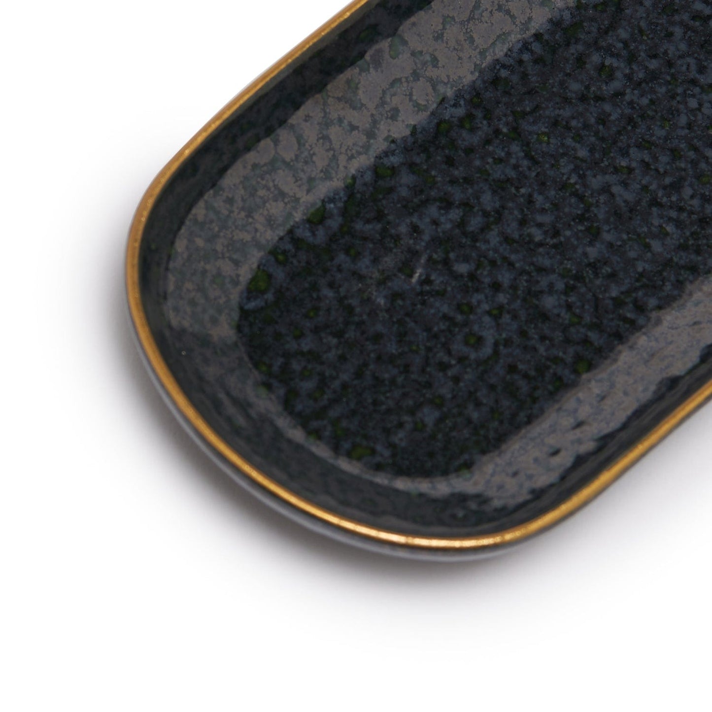 Black Pearl Small Boat Plate Set Of 2 Pcs
