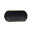 Black Pearl 22 Cm Oval Service Plate Set Of 2 Pcs