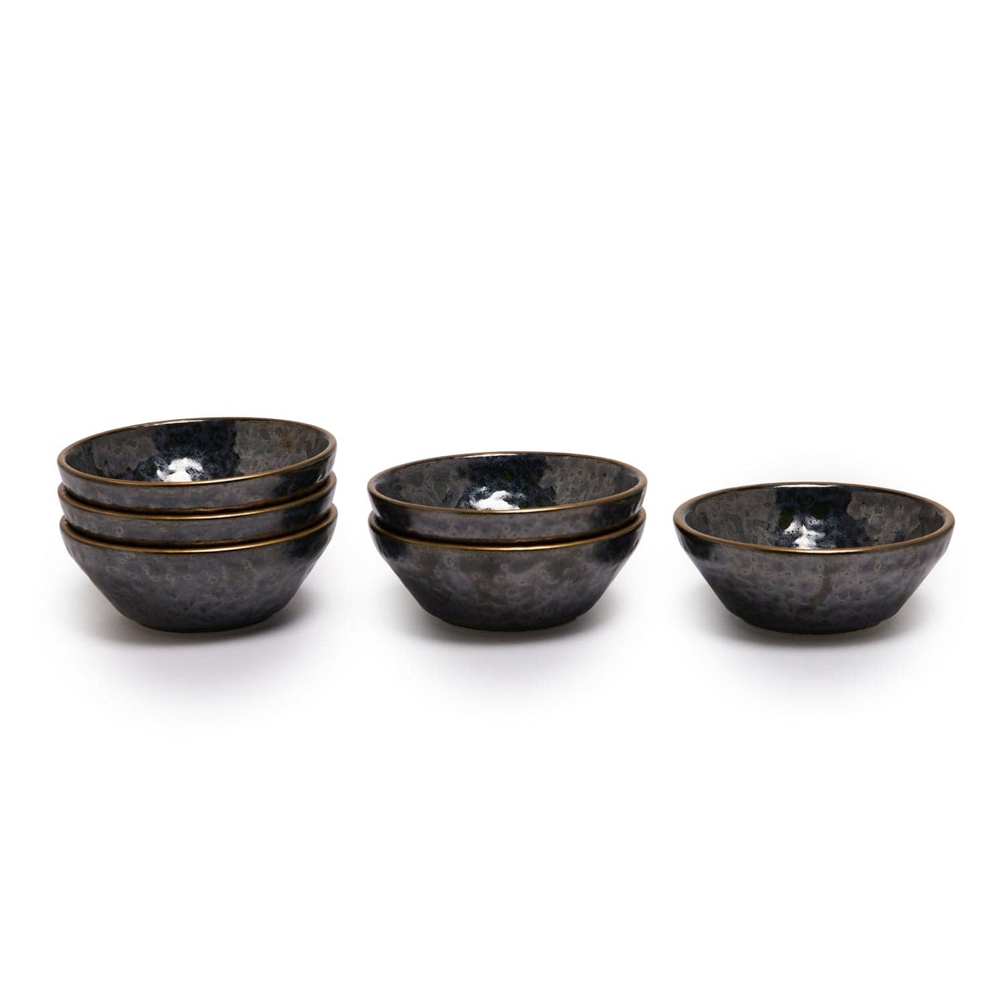 Black Pearl Sauce Bowl Set Of 6 Pcs