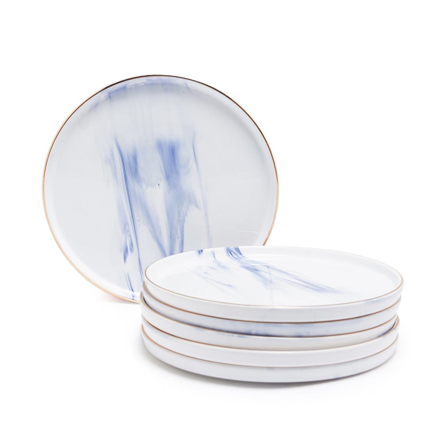 Blue Wind 26 Cm Dinner Plate Set Of 6 Pcs