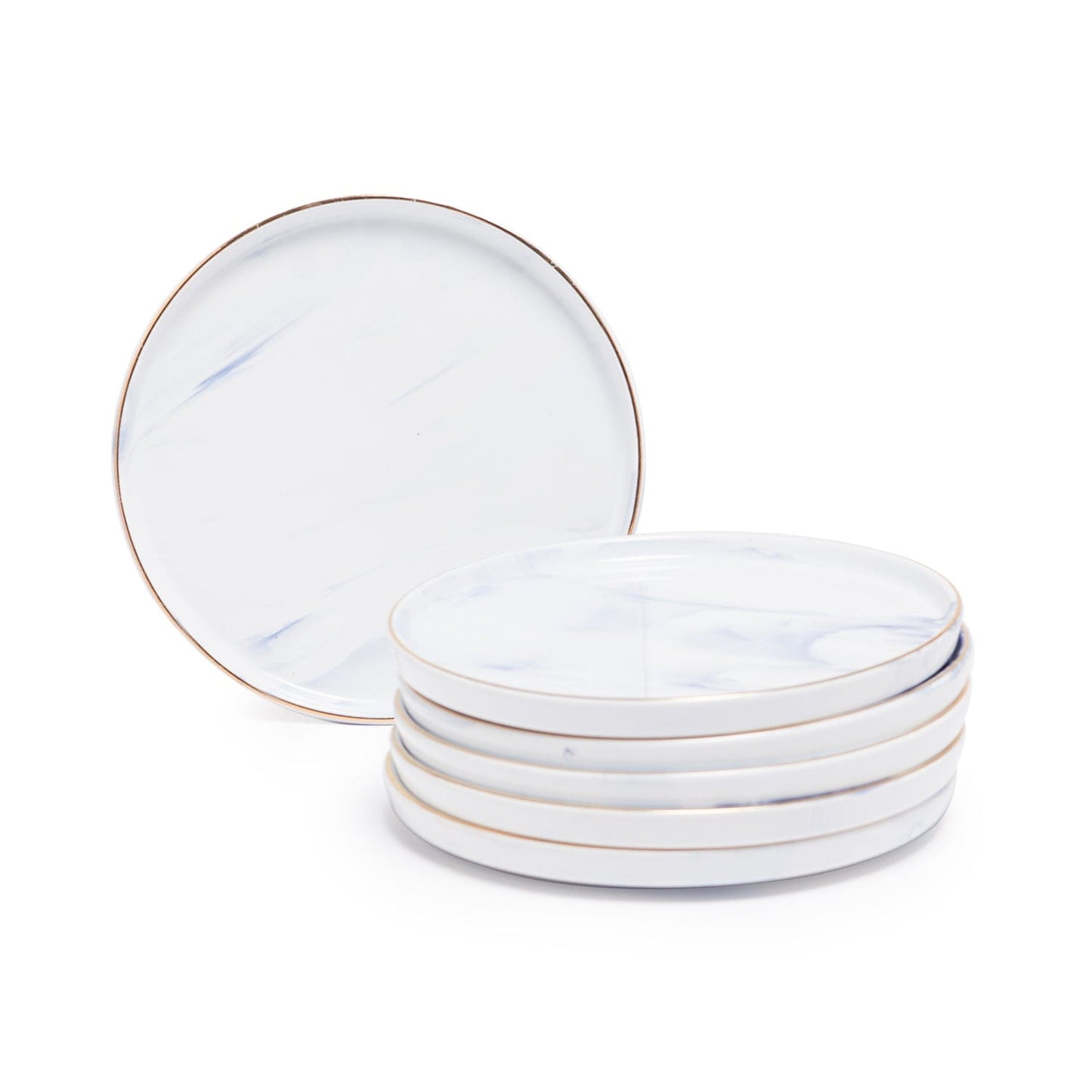 Blue Wind 20 Cm Cake Plate Set Of 6 Pcs