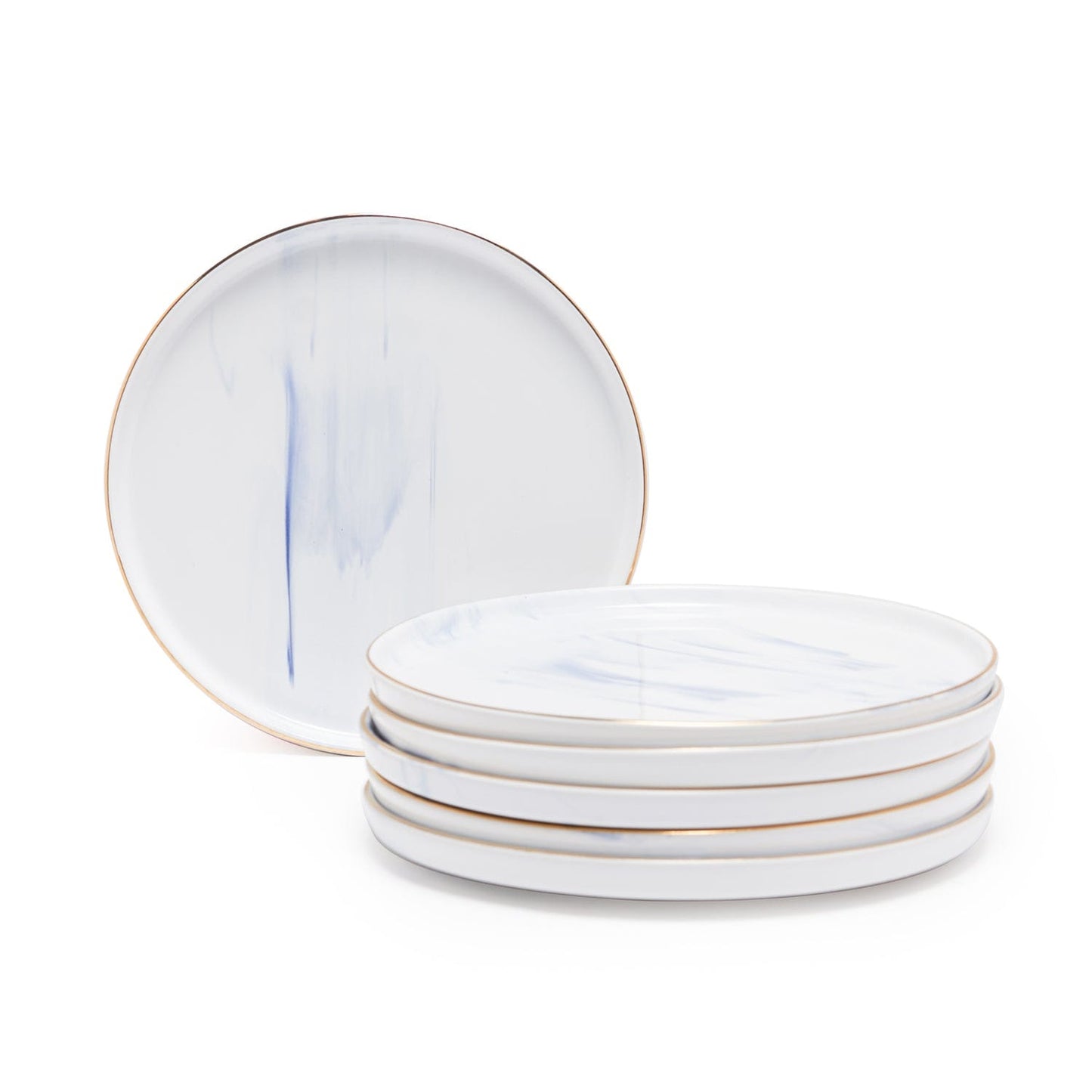 Blue Wind 23 Cm Salad Plate Set Of 6 Pcs