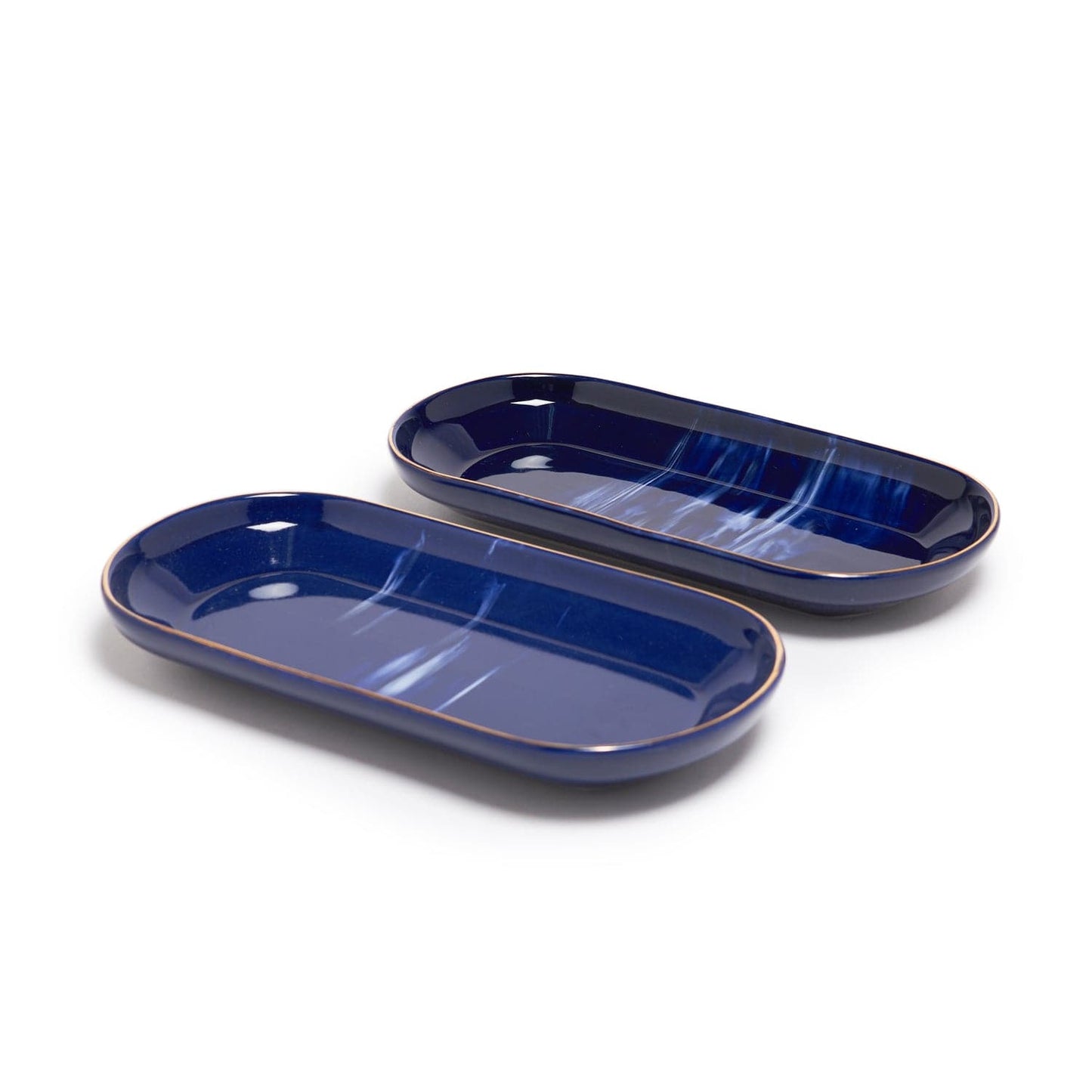 Blue Wind Large Boat Plate Set Of 2 Pcs