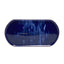 Blue Wind 27 Cm Oval Service Plate Set Of 2 Pcs