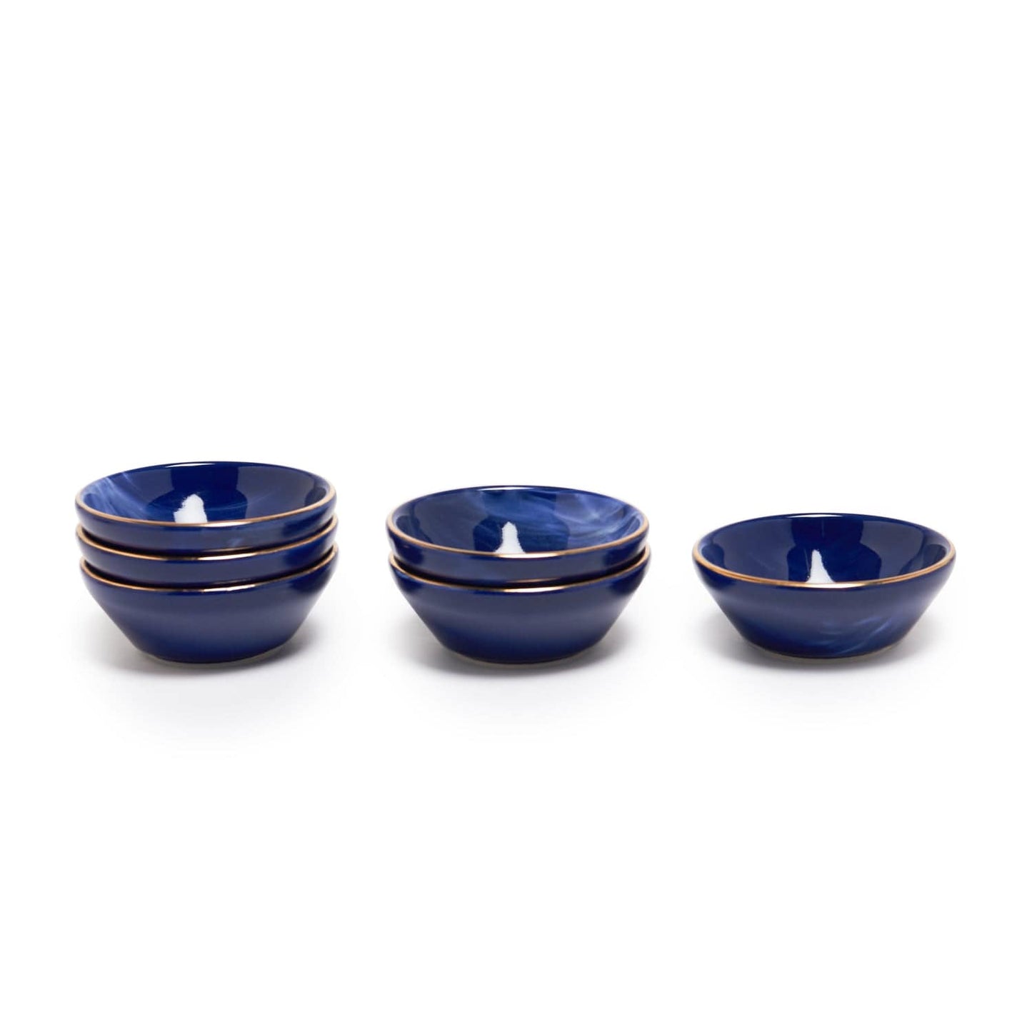 Blue Wind Sauce Bowl Set Of 6 Pcs
